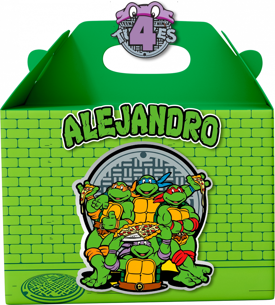 Cajita: Tortugas Ninja Alcantarilla